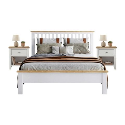 BỘ PHÒNG NGỦ HIGHGATE MÀU TRẮNG 1.6 2 TÁP