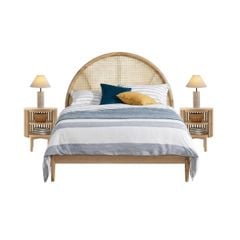 BỘ PHÒNG NGỦ REEMA OAK 1.8 2 TÁP