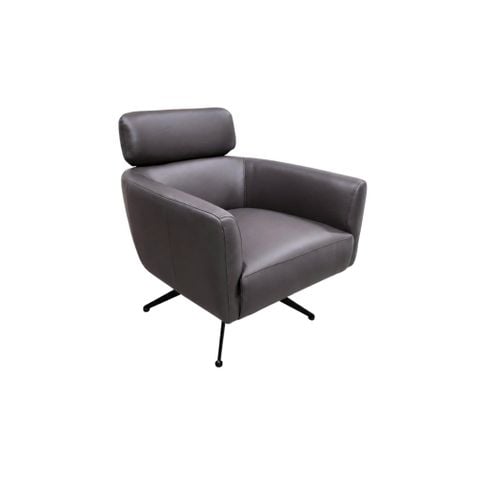 GHẾ SOFA ĐƠN DA BÒ CAMILA (XOAY 360 ĐỘ)