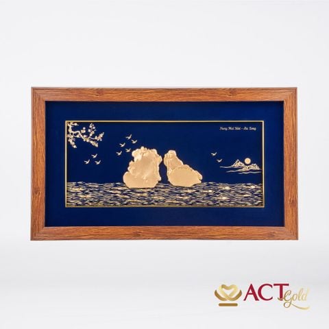 Tranh Vịnh Hạ Long dát vàng 24k ACT GOLD ISO 9001:2015