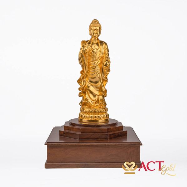 Tượng Phật A Di Đà dát vàng 24k ACT GOLD ISO 9001:2015
