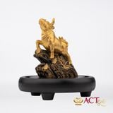 Quà tặng Tượng Trâu dát vàng 24k ACT GOLD ISO 9001:2015(Mẫu 3)