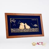 Tranh Vịnh Hạ Long dát vàng 24k ACT GOLD ISO 9001:2015