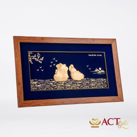 Tranh Vịnh Hạ Long dát vàng 24k ACT GOLD ISO 9001:2015