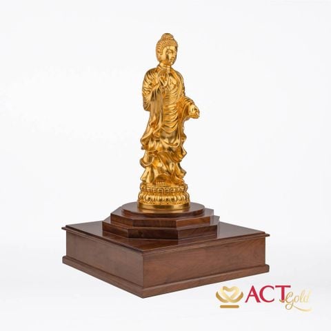 Tượng Phật A Di Đà dát vàng 24k ACT GOLD ISO 9001:2015
