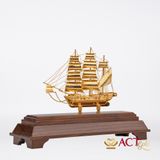 Quà tặng Thuyền Buồm mạ vàng 24k ACT GOLD ISO 9001:2015 (Mẫu 88)