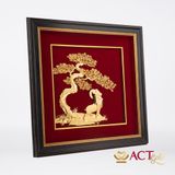Tranh Vạn Cổ Trường Xuân Dát Vàng 24k ACT GOLD ISO 9001:2015