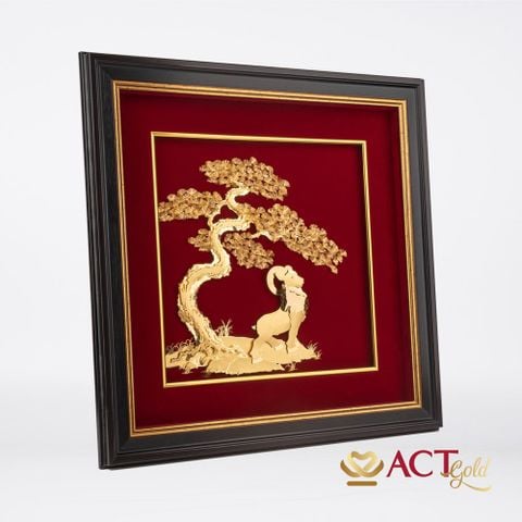 Tranh Vạn Cổ Trường Xuân Dát Vàng 24k ACT GOLD ISO 9001:2015