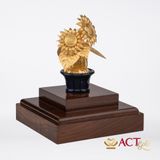 Quà tặng Chậu Hướng Dương dát vàng 24k ACT GOLD ISO 9001:2015 (Mẫu 2)
