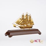 Quà tặng Thuyền Buồm mạ vàng 24k ACT GOLD ISO 9001:2015 (Mẫu 94)