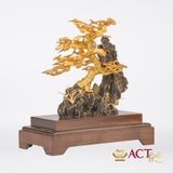 Quà tặng Cây Tùng Bonsai dát vàng 24k ACT GOLD ISO 9001:2015