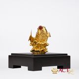 Qùa tặng Cá Chép Tài Lộc dát vàng 24k ACT GOLD ISO 9001:2015