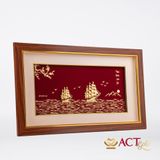 Tranh Thuyền dát vàng 24k ACT GOLD ISO 9001:2015