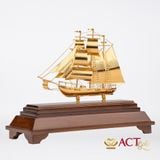 Quà tặng Thuyền Buồm mạ vàng 24k ACT GOLD ISO 9001:2015 (Mẫu 77)