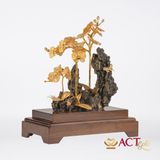 Quà tặng Lan Hồ Điệp Tiểu Cảnh dát vàng 24k ACT GOLD ISO 9001:2015 (mẫu 2)