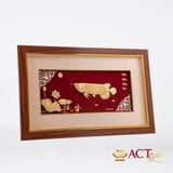 Tranh Cá Rồng dát vàng 24k ACT GOLD ISO 9001:2015 (Mẫu 2)