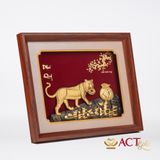 Tranh Hổ dát vàng 24k ACT GOLD ISO 9001:2015 (Mẫu 5)