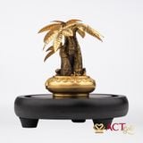 Quà tặng Chậu Cây Kim Ngân dát vàng 24k ACT GOLD ISO 9001:2015(Mẫu 3)