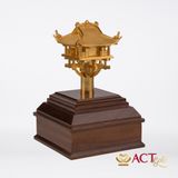 Quà tặng Chùa Một Cột dát vàng 24k ACT GOLD ISO 9001:2015