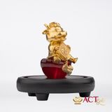 Quà tặng Tượng Trâu dát vàng 24k ACT GOLD ISO 9001:2015(Mẫu 2)