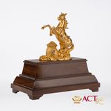 Quà tặng Ngựa Tài Lộc dát vàng 24k ACT GOLD ISO 9001:2015 (Mẫu 5)
