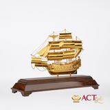 Quà tặng Thuyền Buồm mạ vàng 24k ACT GOLD ISO 9001:2015 (Mẫu 203)