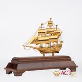 Quà tặng Thuyền Buồm mạ vàng 24k ACT GOLD ISO 9001:2015 (Mẫu 201)