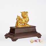 Quà tặng Tượng Tỳ Hưu dát vàng 24k ACT GOLD ISO 9001:2015