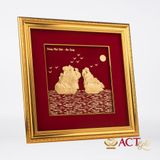 Tranh Vịnh Hạ Long dát vàng 24k ACT GOLD ISO 9001:2015