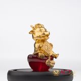 Quà tặng Tượng Trâu dát vàng 24k ACT GOLD ISO 9001:2015(Mẫu 2)