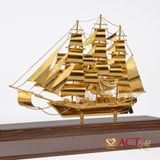 Quà tặng Thuyền Buồm mạ vàng 24k ACT GOLD ISO 9001:2015 (Mẫu 94)