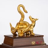 Quà tặng Huyền Vũ dát vàng 24k ACT GOLD ISO 9001:2015