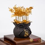 Quà tặng Chậu Lan 11 Cành dát vàng 24k ACT GOLD ISO 9001:2015