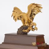 Quà tặng Đại Bàng dát vàng 24k ACT GOLD ISO 9001:2015 (Mẫu 5)