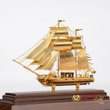 Quà tặng Thuyền Buồm mạ vàng 24k ACT GOLD ISO 9001:2015 (Mẫu 86)