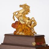 Quà tặng Ngựa Như Ý dát vàng 24k ACT GOLD ISO 9001:2015