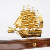 Quà tặng Thuyền Buồm mạ vàng 24k ACT GOLD ISO 9001:2015 (Mẫu 215)