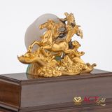 Quà tặng Ngựa Cây Tùng 24k ACT GOLD ISO 9001:2015 (Mẫu 1)