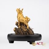 Quà tặng Tượng Trâu dát vàng 24k ACT GOLD ISO 9001:2015(Mẫu 3)