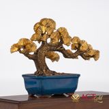 Quà tặng Tùng La Hán dát vàng 24k ACT GOLD ISO 9001:2015 (Mẫu 2)