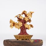 Quà tặng Chậu Mai dát vàng 24k ACT GOLD ISO 9001:2015(Mẫu 1)