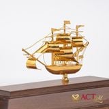 Quà tặng Thuyền Buồm dát vàng 24k ACT GOLD ISO 9001:2015 (Mẫu 22)