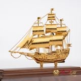 Quà tặng Thuyền Buồm mạ vàng 24k ACT GOLD ISO 9001:2015 (Mẫu 201)