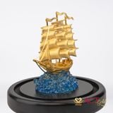 Quà tặng Thuyền Buồm dát vàng 24k ACT GOLD ISO 9001:2015