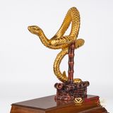 Quà tặng tượng rắn dát vàng 24k ACT GOLD ISO 9001:2015 (mẫu 3)