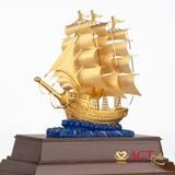 Quà tặng Thuyền Buồm dát vàng 24k ACT GOLD ISO 9001:2015 (Mẫu 4)