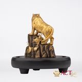 Quà tặng Hổ Phú Quý dát vàng 24k ACT GOLD ISO 9001:2015 (Mẫu 4)