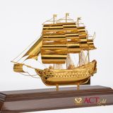 Quà tặng Thuyền Buồm mạ vàng 24k ACT GOLD ISO 9001:2015 ( Mẫu 202)