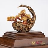 Quà tặng Chậu Cây Tùng dát vàng 24k ACT GOLD ISO 9001:2015