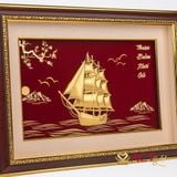 Tranh Thuyền dát vàng 24k ACT GOLD ISO 9001:2015